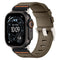 Tekvon Two-Piece Sport Canvas Watch Band with Pin Buckle for Apple Watch Series 11, 10, Ultra (38mm-49mm)