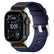Tekvon Two-Piece Sport Canvas Watch Band with Pin Buckle for Apple Watch Series 11, 10, Ultra (38mm-49mm)