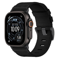 Tekvon Two-Piece Sport Canvas Watch Band with Pin Buckle for Apple Watch Series 11, 10, Ultra (38mm-49mm)