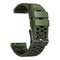 Tekvon 24mm Dual-Color Vented Silicone Band for Suunto 9, Suunto 7, D5 & Spartan Sport