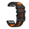 Tekvon Dual-Tone Silicone Watch Band for Garmin Fenix 8 Series 47mm / 51mm (22mm / 26mm)