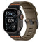 Tekvon Two-Piece Sport Canvas Watch Band with Pin Buckle for Apple Watch Series 11, 10, Ultra (38mm-49mm)