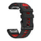 Tekvon Dual-Tone Silicone Watch Band for Garmin Fenix 8 Series 47mm / 51mm (22mm / 26mm)