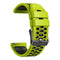 Tekvon 24mm Dual-Color Vented Silicone Band for Suunto 9, Suunto 7, D5 & Spartan Sport
