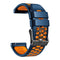 Tekvon 24mm Dual-Color Vented Silicone Band for Suunto 9, Suunto 7, D5 & Spartan Sport