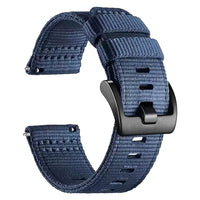 Tekvon 24mm Canvas Nylon Watch Band for Garmin Venu X1 & COROS APEX 4 46mm